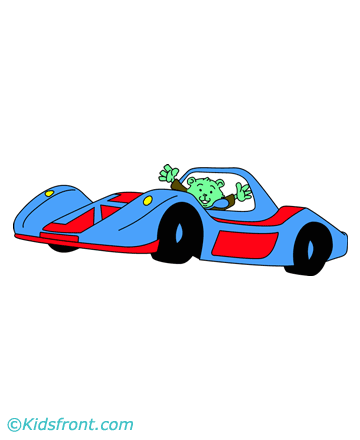Formula1 Racer Coloring Pages